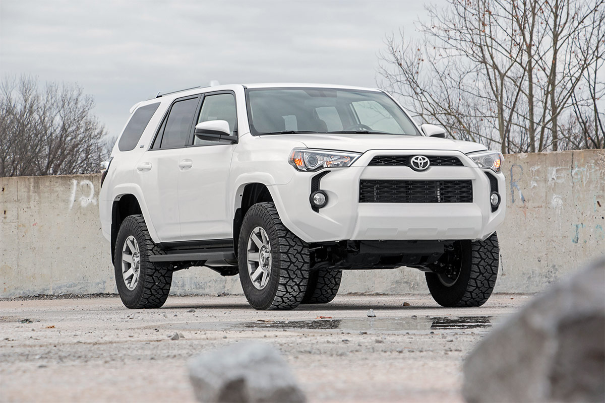 Toyota 4Runner Suspension Lift Kit - Front + Rear - Rough Country - RR Coils + M1 Struts + N3 Shocks - '10-'24